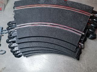 10 Curvas Scalextric standar,1/32 nuevas