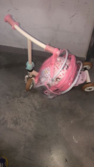 Patinete infantil Hello Kitty + equip.