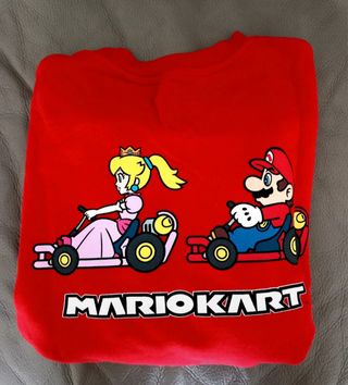 Felpa Mario Kart rossa