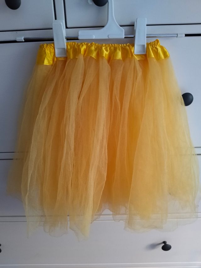 Tutú niña amarillo