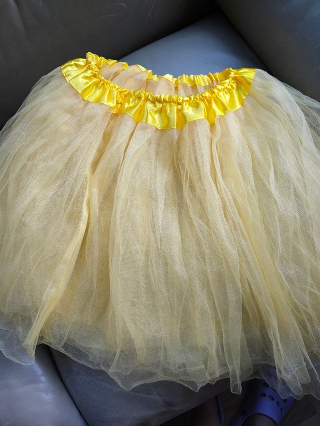 Tutú niña amarillo