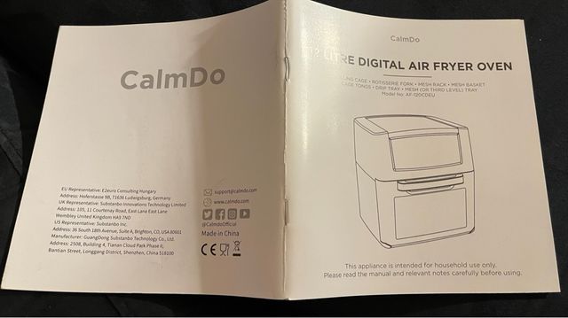 CalmDo Friggitrice ad Aria