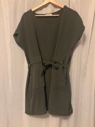 Vestido verde oliva talla M
