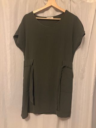 Vestido verde oliva talla M