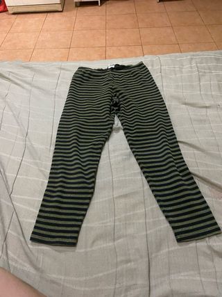 Pantalones rayas verdes-negros