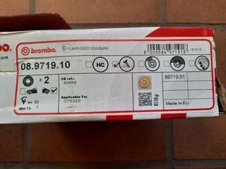 Discos freno Brembo Citroen (08.9719.10)