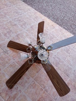 Ventilador techo cristal