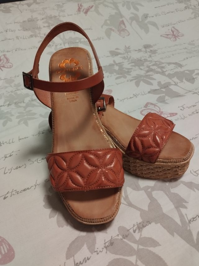 Plataformas Porronet Marrón - Talla 36
