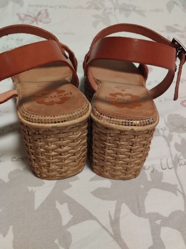 Plataformas Porronet Marrón - Talla 36