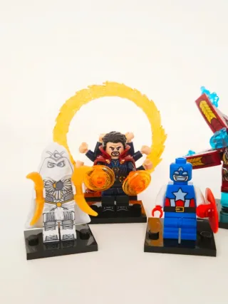 Minifigure Marvel Supereroi 6 pezzi