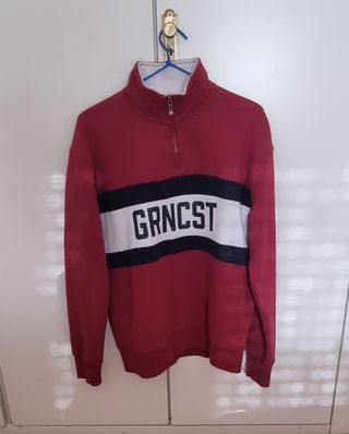 Sudadera Green Coast niño | Rojo-Blanco
