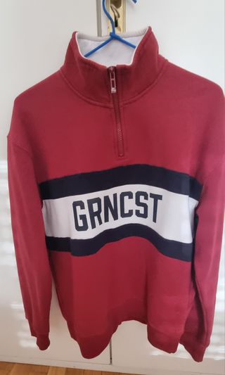 Sudadera Green Coast niño | Rojo-Blanco