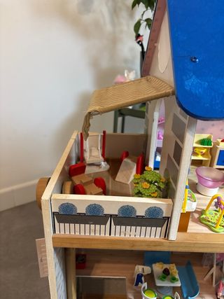 Casita Muñecas casa con playmobil 