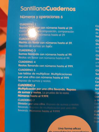 Santillana Cuaderno Matemáticas 6