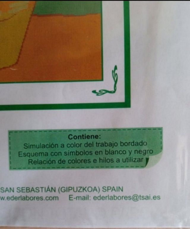 Kit punto cruz Girasoles Van Gogh