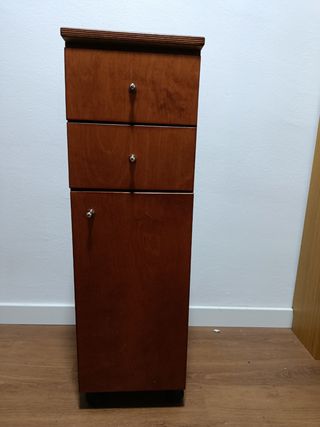 Mueble madera 3 cajones+puerta