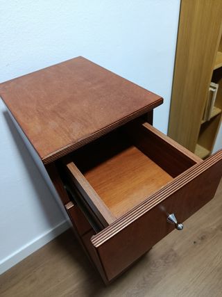 Mueble madera 3 cajones+puerta