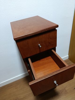 Mueble madera 3 cajones+puerta