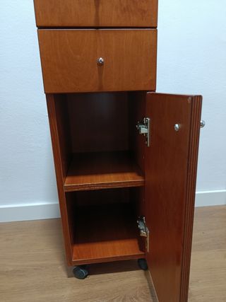 Mueble madera 3 cajones+puerta