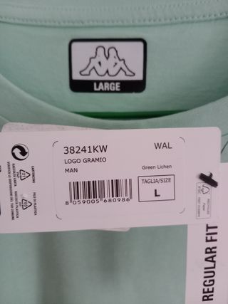 Camiseta Kappa verde hombre L