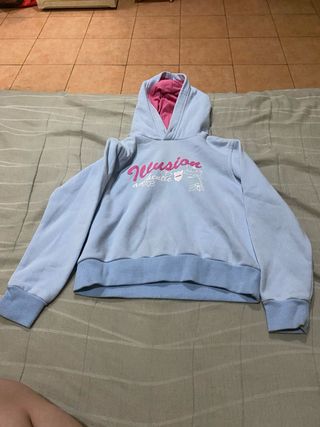 Sudadera azul niña - Illusion