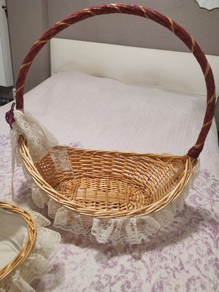 Cestas, canastas mimbre celebraciones
