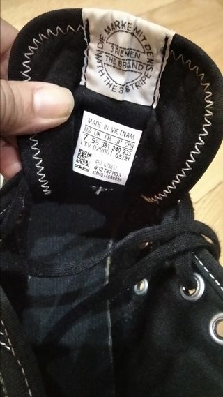Adidas Zapatillas altas negras