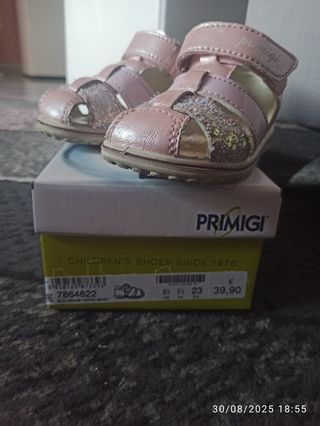 scarpine bimba glitter rosa