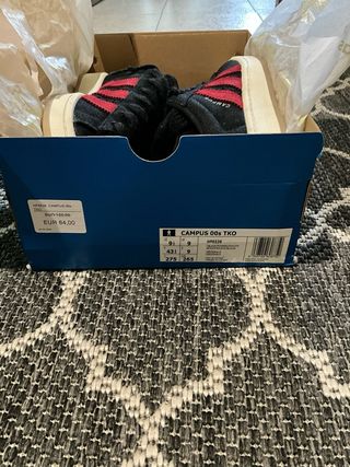 Adidas Campus 00 TKO - Negras/Rojas