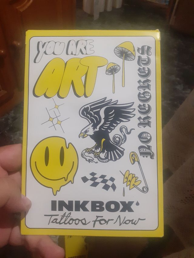 Lote tatuajes permanente INKBOX