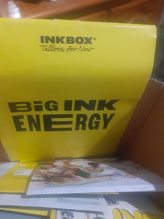 Lote tatuajes permanente INKBOX