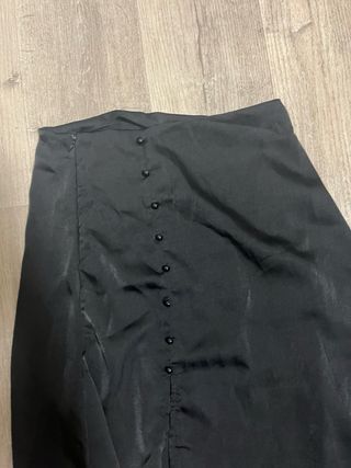 Falda larga negra elegante