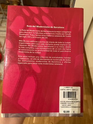 Libro - Ruta del modernismo de Barcelona
