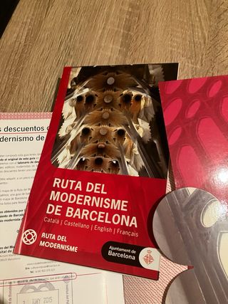 Libro - Ruta del modernismo de Barcelona