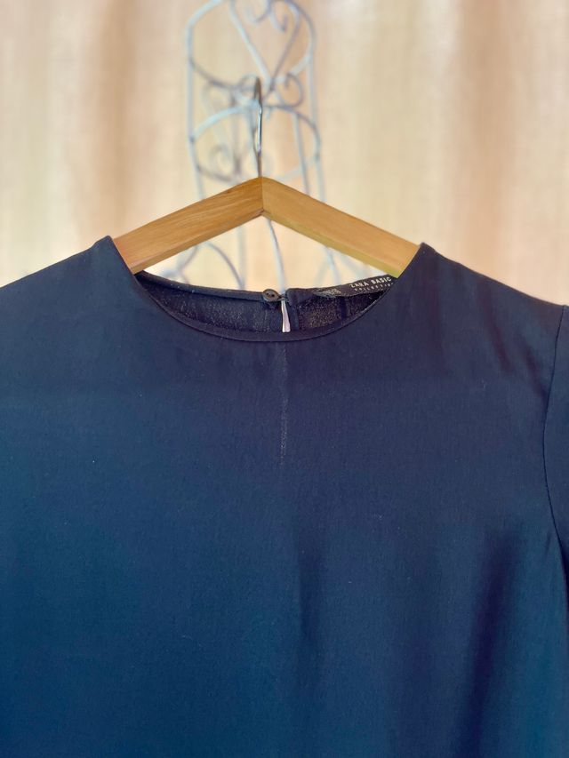 Vestido negro Zara XS