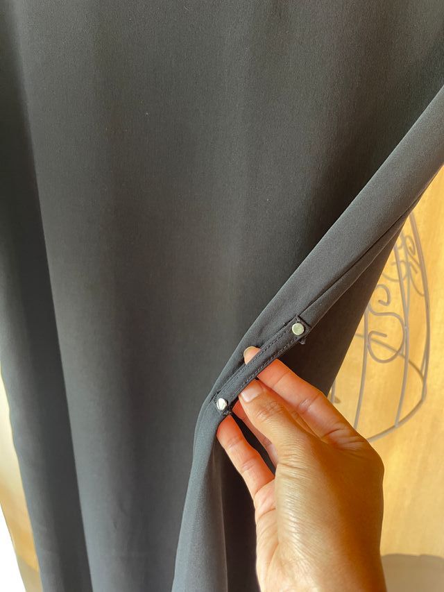 Vestido negro Zara XS