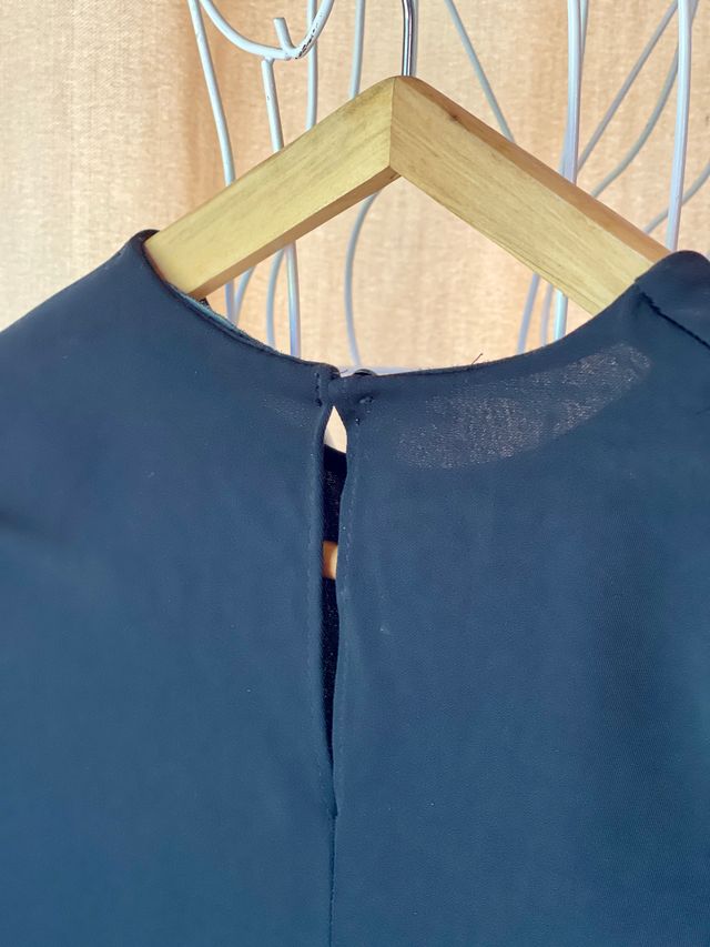 Vestido negro Zara XS