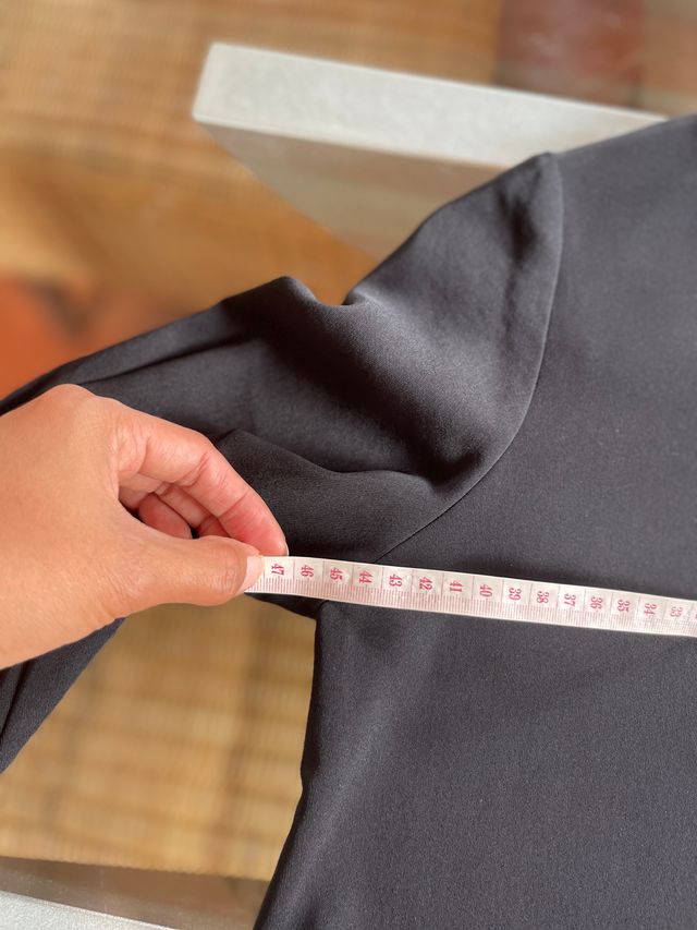 Vestido negro Zara XS