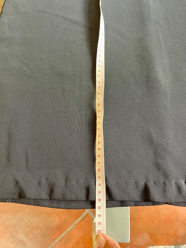 Vestido negro Zara XS