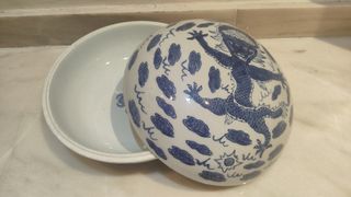 Bol porcelana china dragón