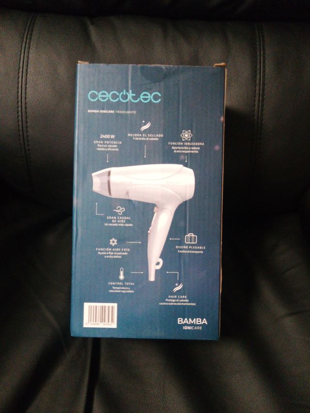 Secador Cecotec viaje 2400W plegable 