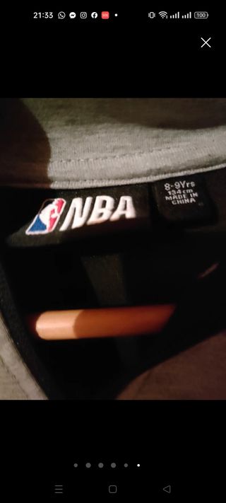 Chándal NBA niño talla 8-9