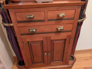 Recibidor madera espejo - vintage