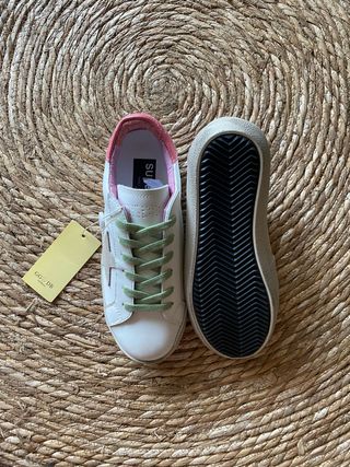 Zapatillas GGDB blancas y rosas