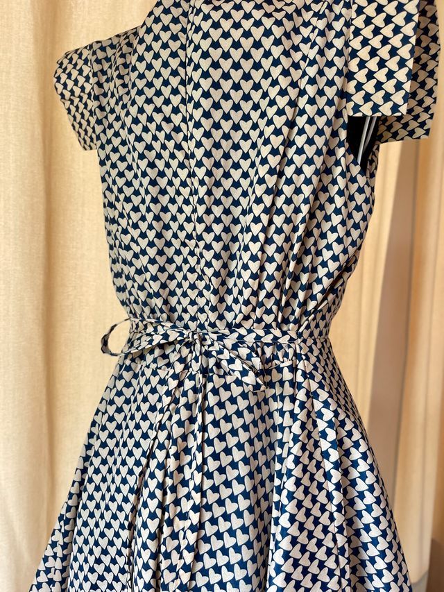 Vestido Tenki S - Beige y Azul