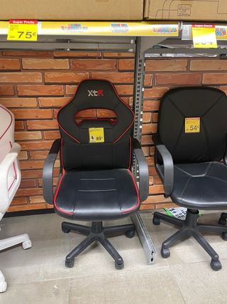 Silla Gamer XTk - Negra con Rojo