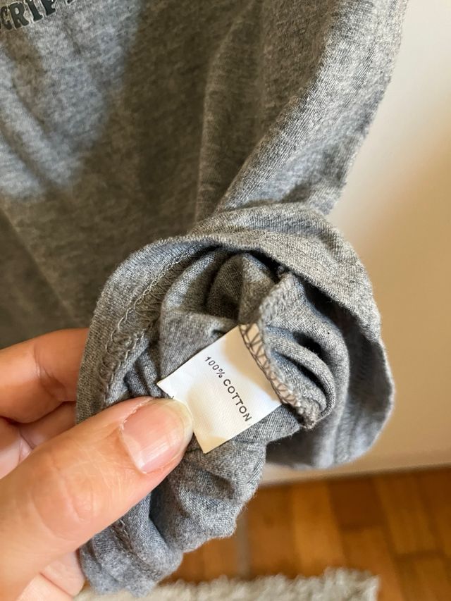 Camiseta gris Shein - Talla S