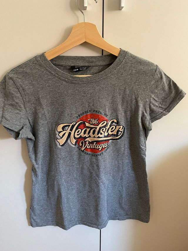 Camiseta gris Shein - Talla S