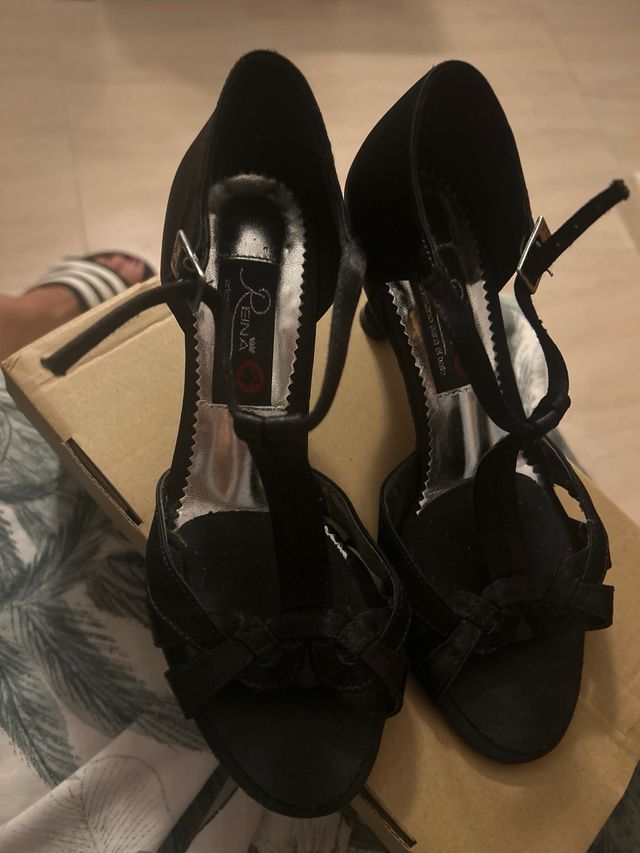 Zapatos baile Reina negros