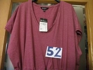 Vestido rayas rosa - Talla 52 y otras prendas
